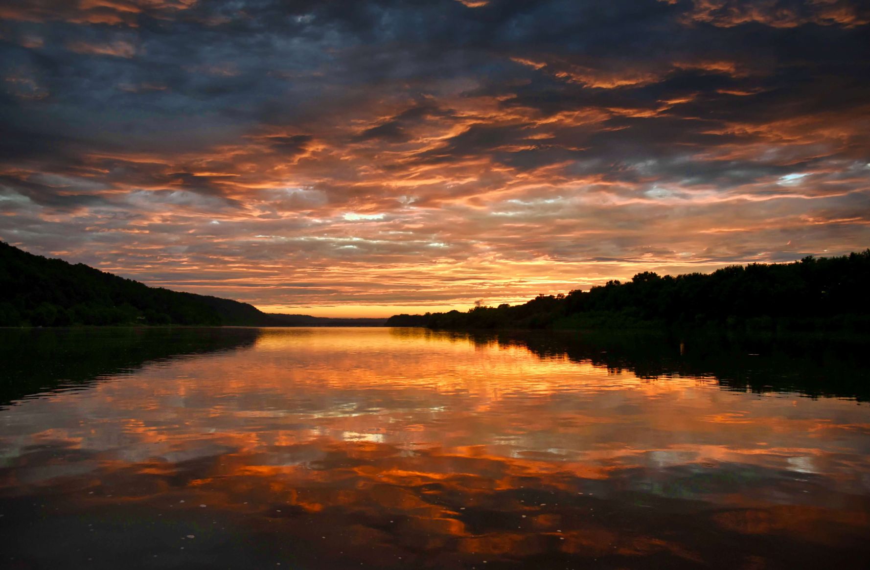 flathead catfish sunset